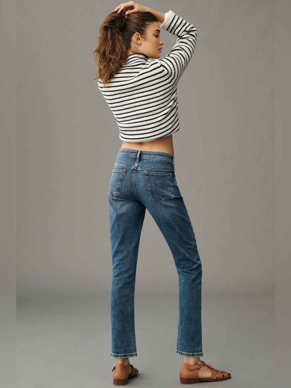 Anthropologie The Slim Boyfriend Mid-Rise Relaxed Jeans by Pilcro